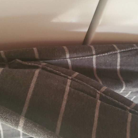 Calvin Klein Jeans Striped Gray V-Neck Sweater Size L/G - Picture 8 of 14